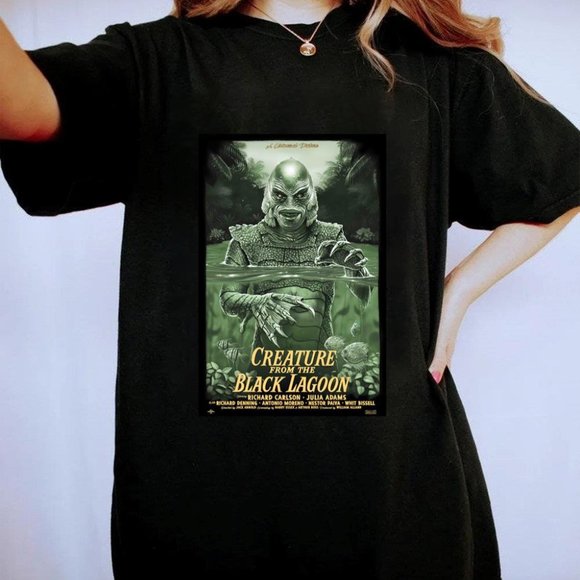 Creature From The Black Lagoon Canvas , Wall Art, Canvas , Wall Dec T-shirt - Picture 1 of 1